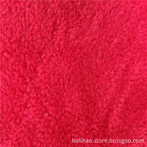 Dyed Shearing Fleece Fabric